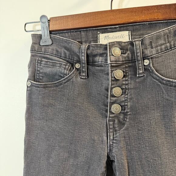 Madewell Women’s Faded Black High Rise Skinny Jeans Size 24P - Picture 3 of 8